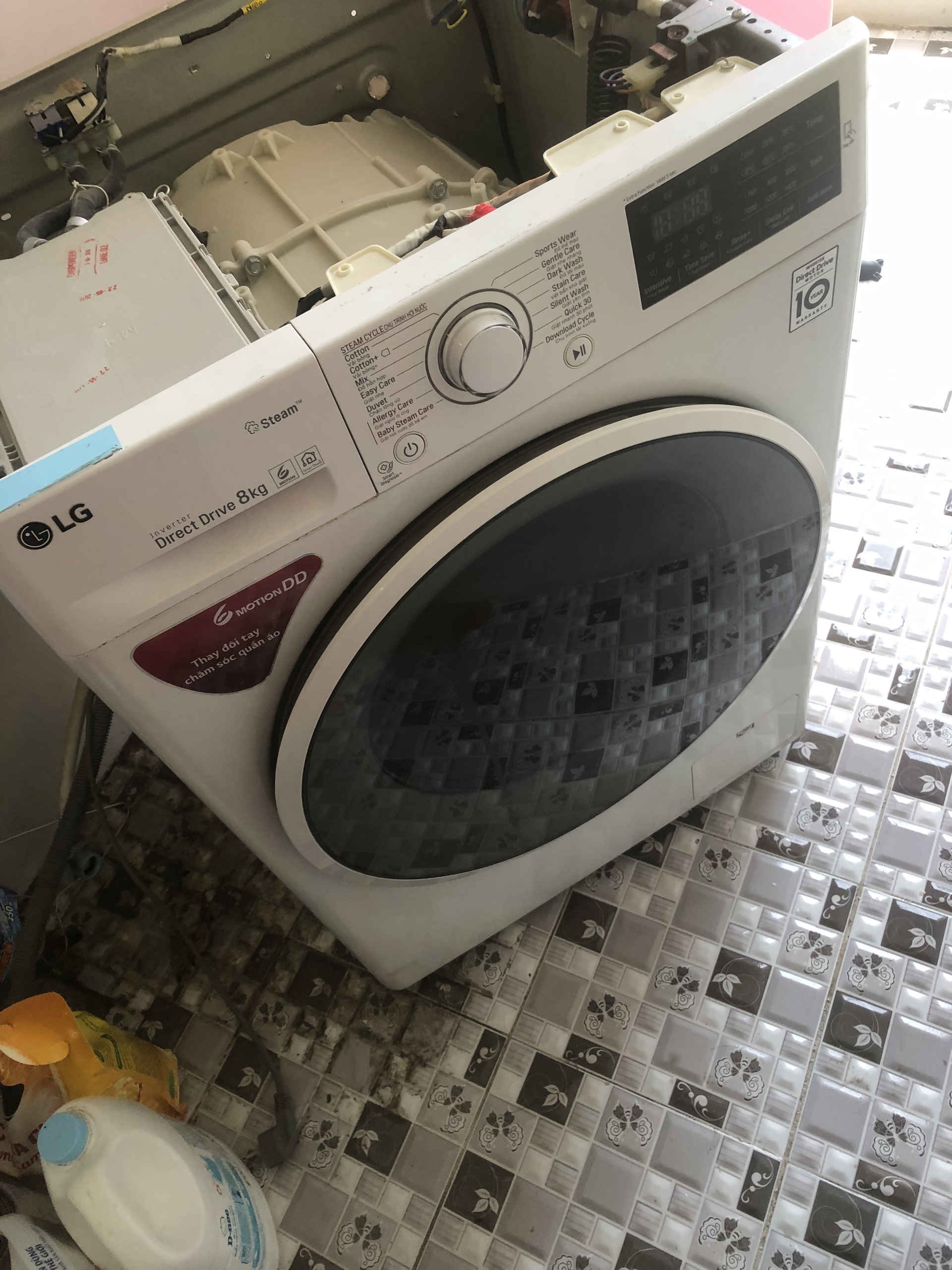 Sua chua may giat LG inverter