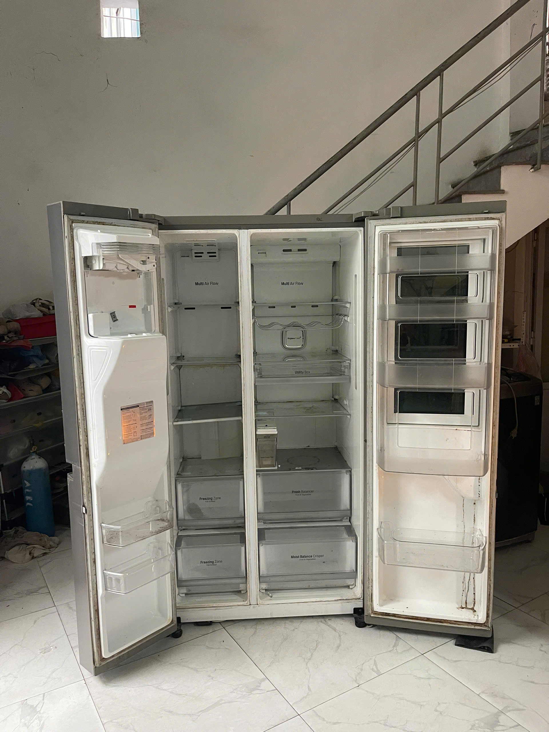 lỗi tủ lạnh lg đóng tuyết